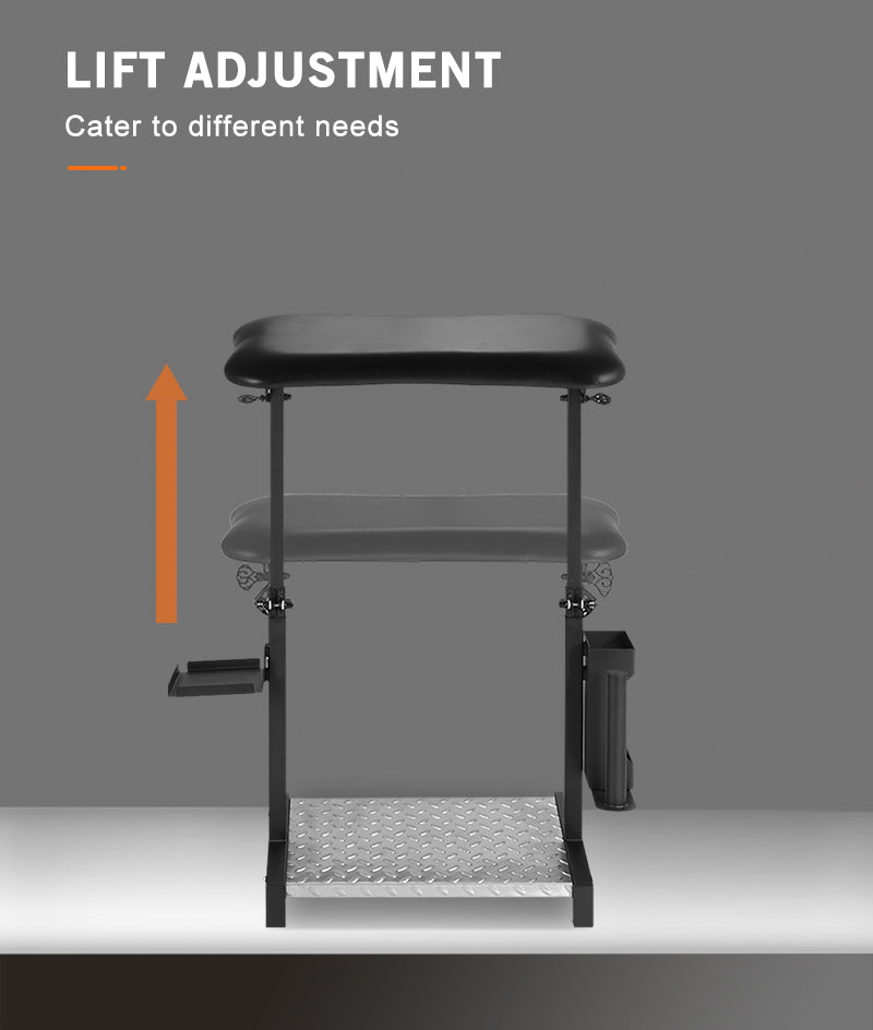 XXL Tattoo Arm Rest With Adjustable Height And Soft Pad Inclination