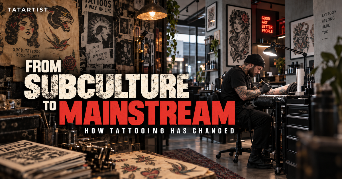 From Subculture to Mainstream: How Tattooing Has Changed for Artists