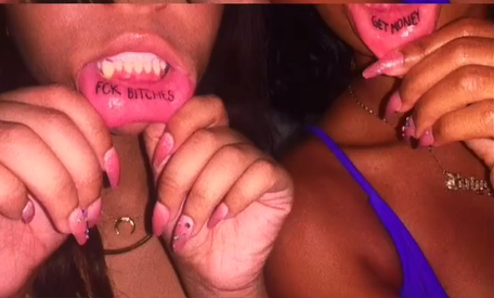 TatArtist Cool Tattoo -Inner Lip Tattoos