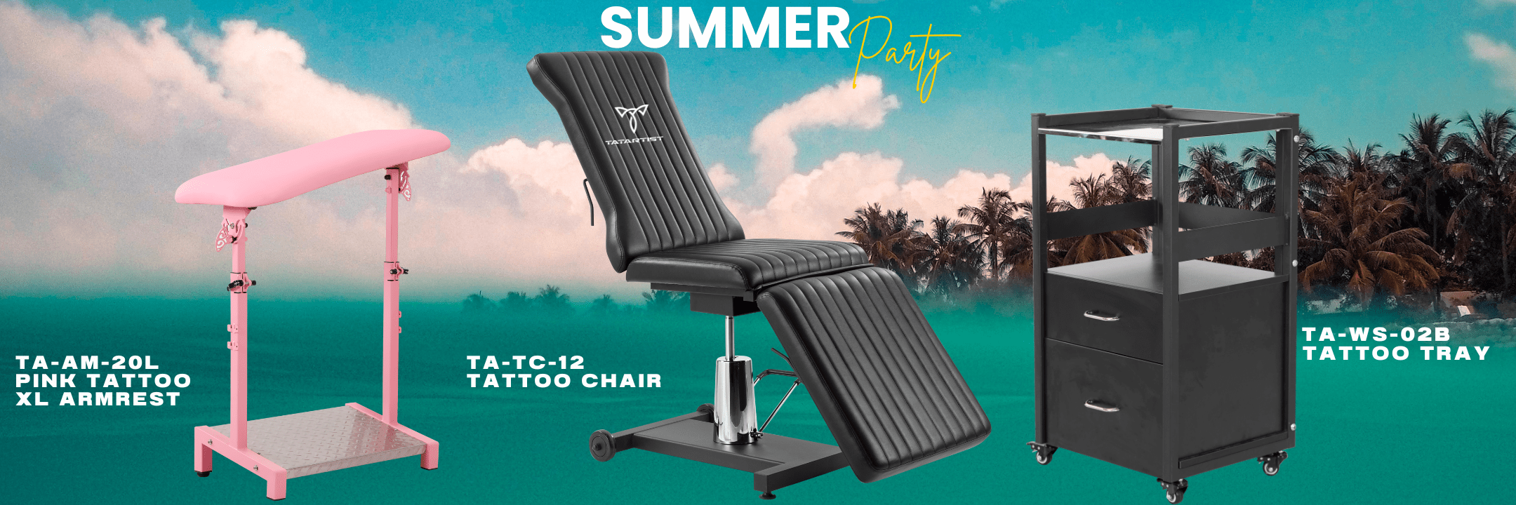 Summer’s Hottest Tattoo Deals - $399 or free tattoo armrest