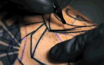 How hard is a single needle tattoo?