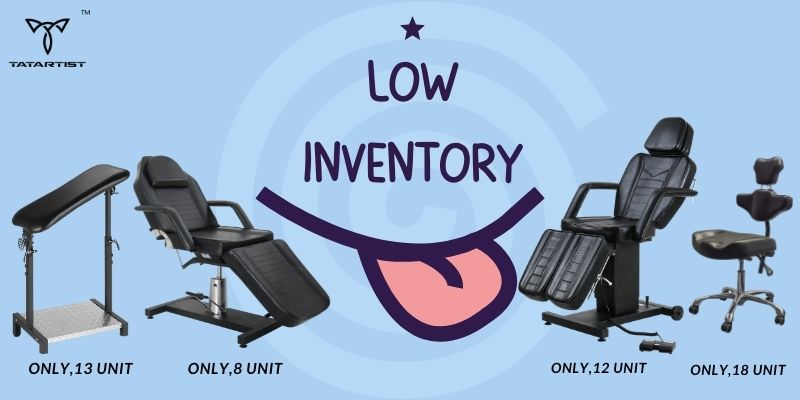 TatArtist March Tattoo Furniture Inventory