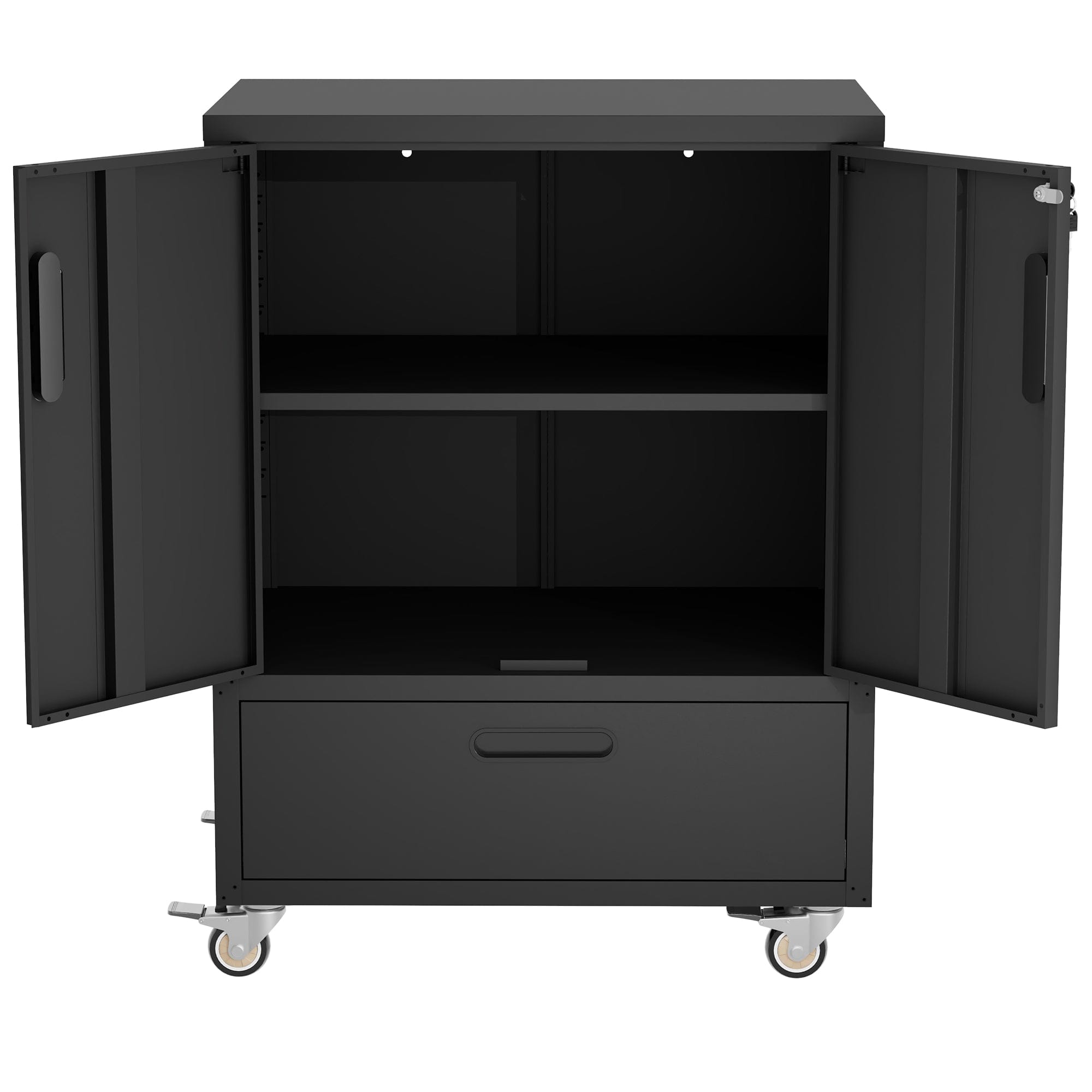 Tattoo Tool Cart with Wheels & Drawer – Heavy-Duty Rolling Trolley for Tattoo Studio