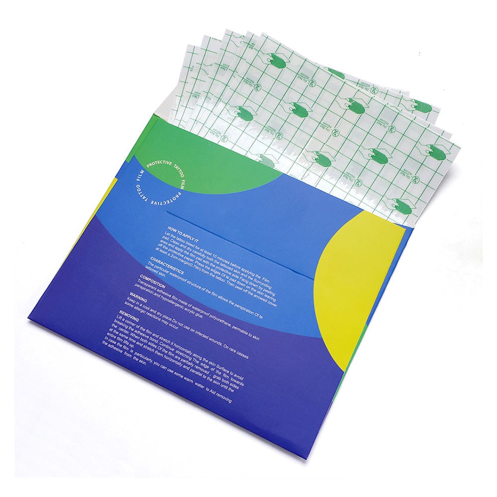 Transparent Tattoo Aftercare Protective Film – 50 Sheets