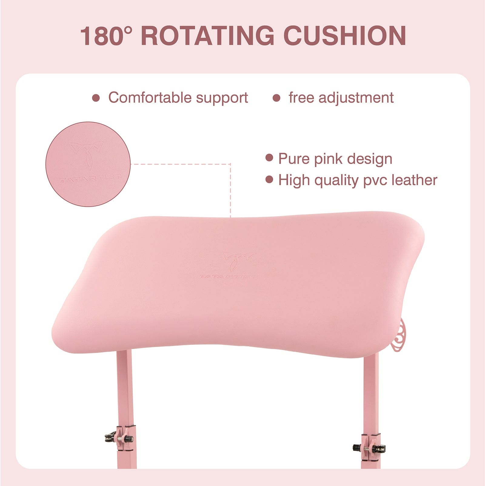 【USA】Pink Tattoo XL Hand Rest for Tattoo Studio
