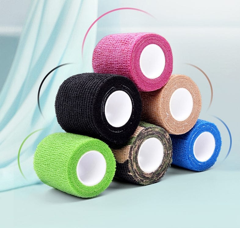 5cm Anti-Slip Elastic Bandage for Tattoo Handle | 4.5m Roll Tattoo Grip Wrap