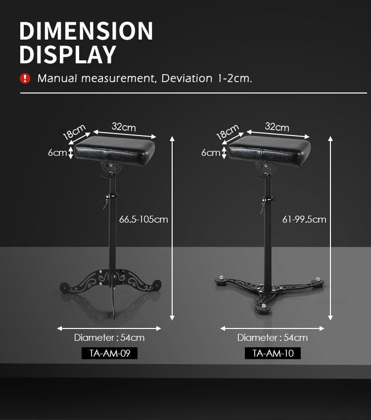 【EU】TATARTIST Tattoo Armrest Leg Stand TA-AM-09