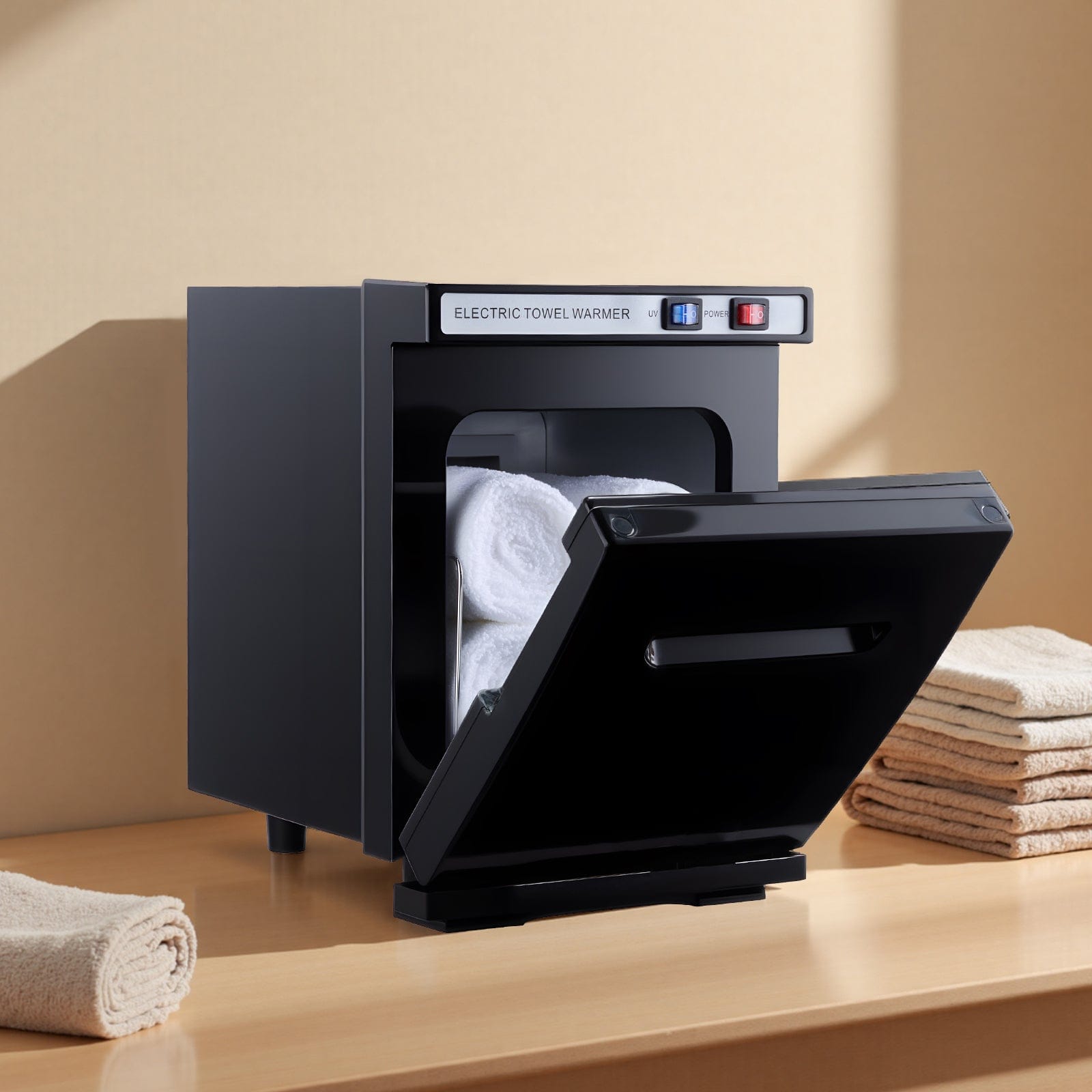 Compact Hot Towel Warmer Cabinet (1.1 Gal) Portable All-Round Heating