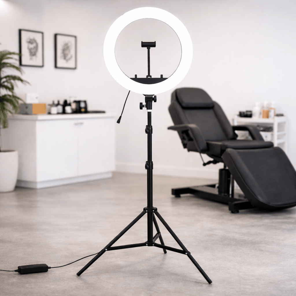 【CA】Tattoo Studio Floor LED Light, 18" High-CRI (RA>90)