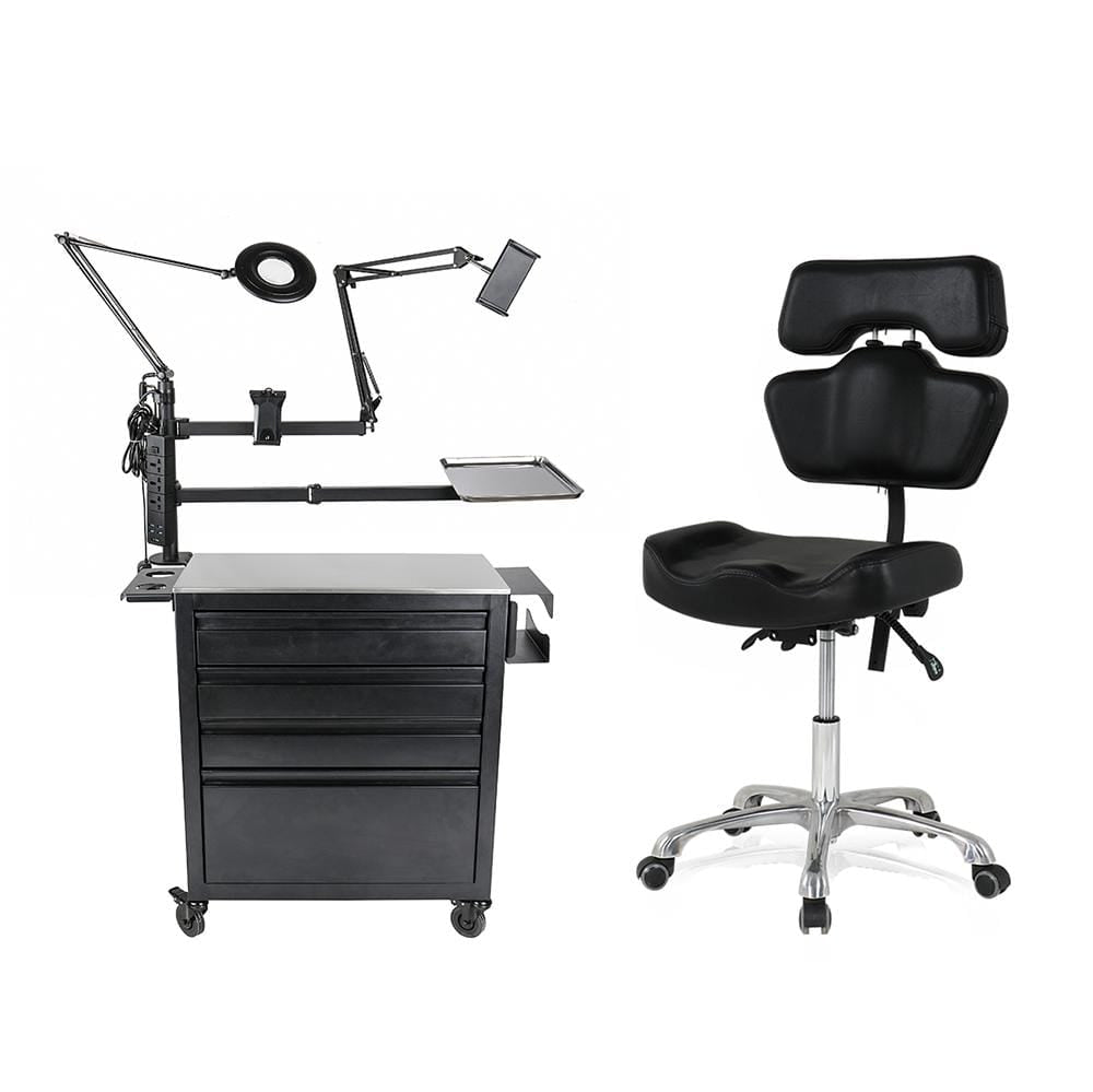 【USA】Tattoo workstation TA-WS-03 Tattoolist chairTA-AC-07 Tattoo Studio Packages