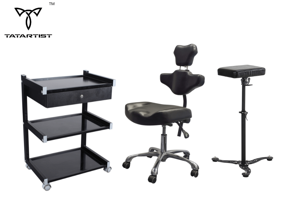 【USA】＄490 Special Offer Tattoo Combination-Artist Chair with Ink Tray And Armrest