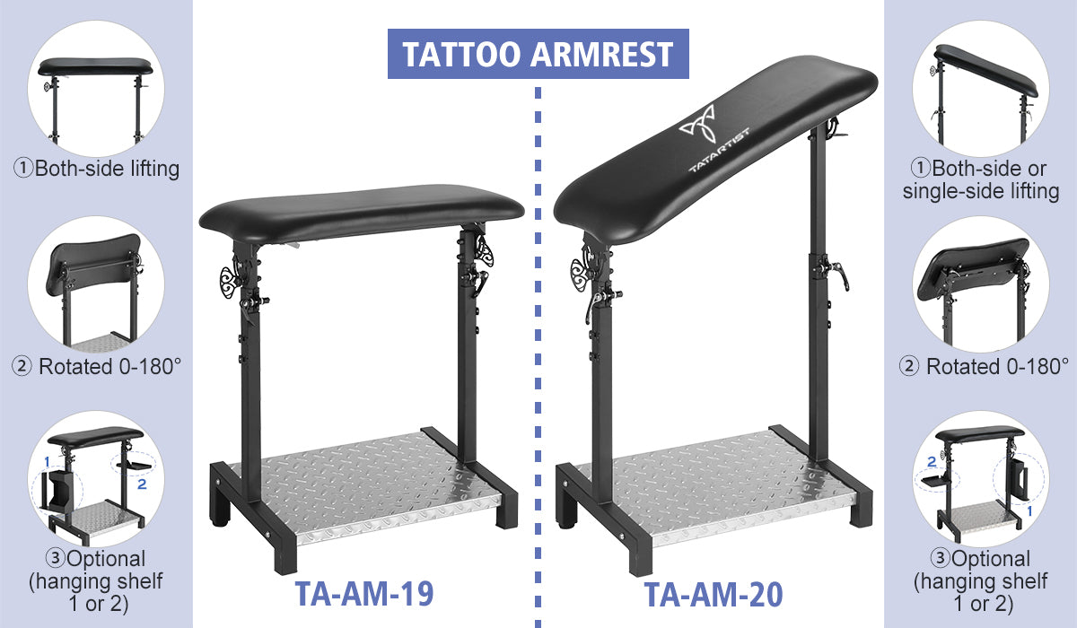Product introduction of new tattoo hand rest TA-AM-19 & 20