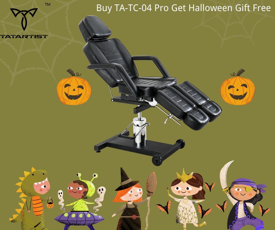 Halloween TATARTIST tattoo client chair promotion