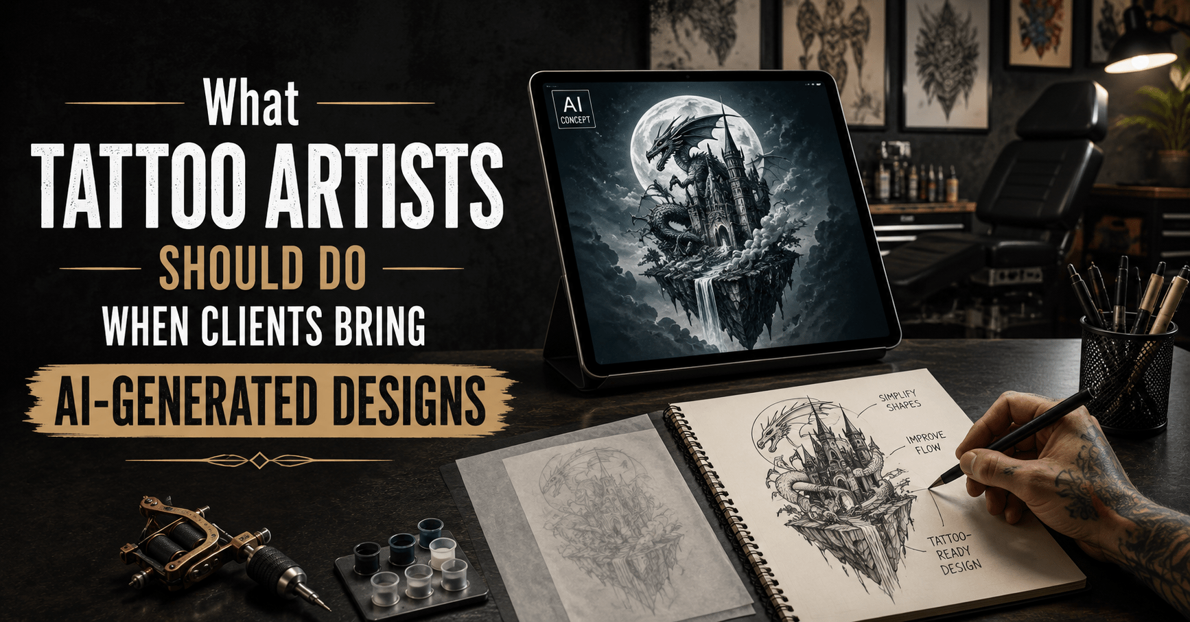 What Tattoo Artists Should Do When Clients Bring AI-Generated Designs