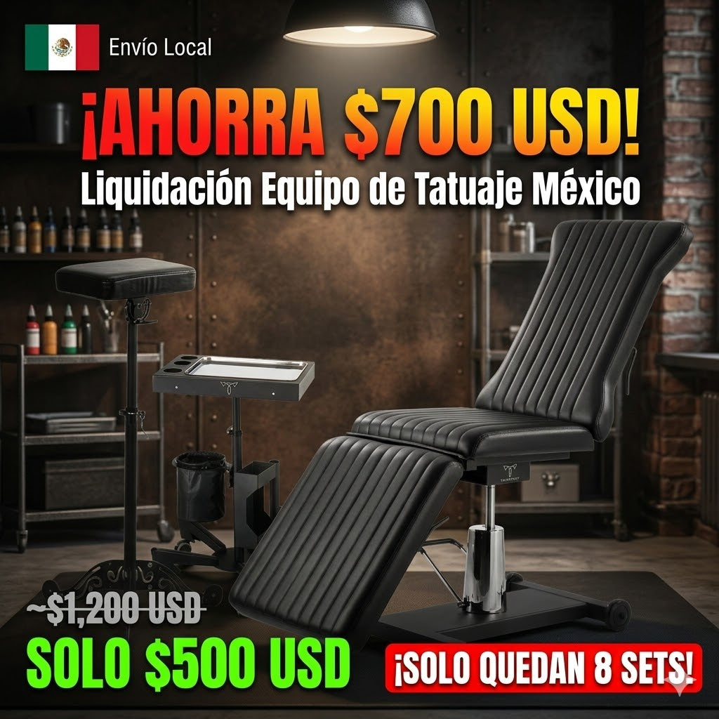 🇲🇽 LIQUIDACIÓN TOTAL: ¡Tatartist remata su equipo premium en México con $700 USD de descuento!