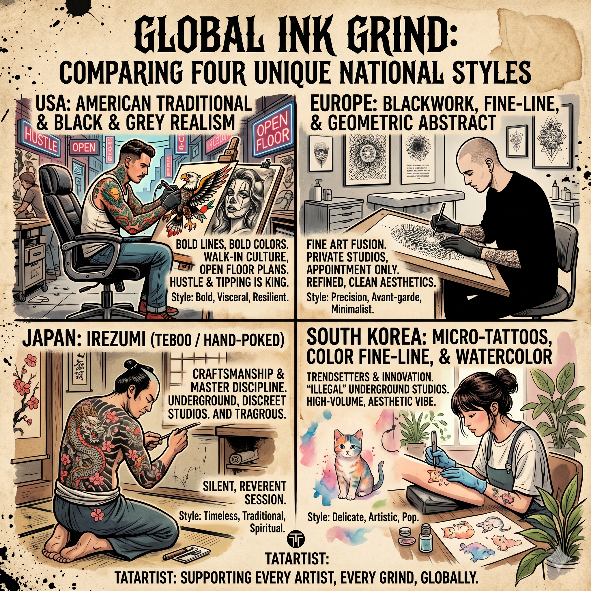 Global Ink: The Hardcore Reality of the Tattoo Artist Grind Worldwide