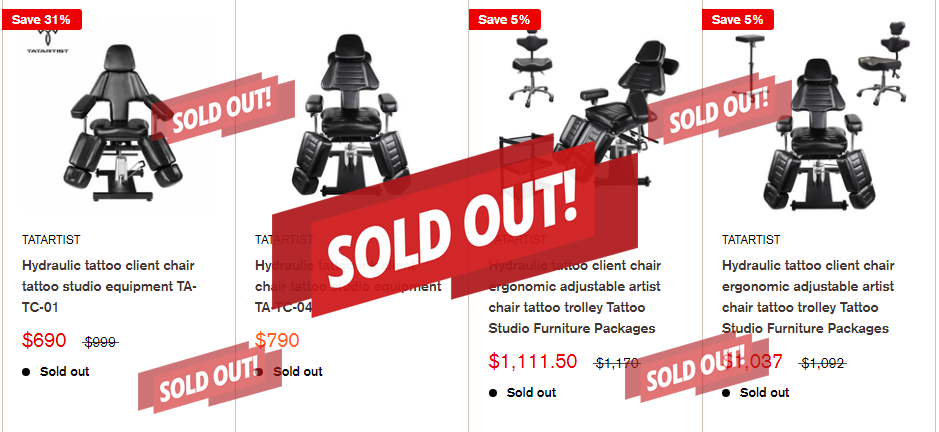 Surprise news-TatArtist client chair sold out