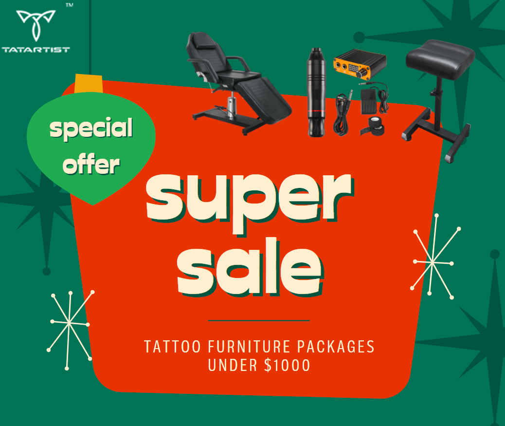 Special Offer tattoo furniture packages are waiting for you