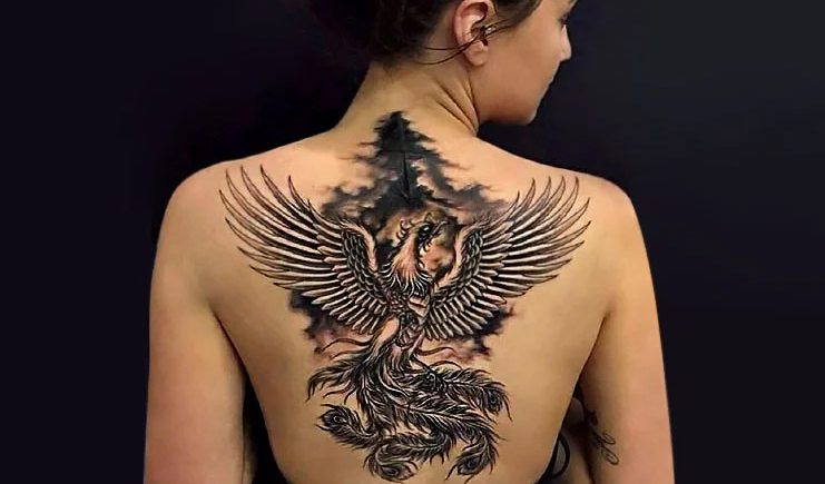 Very Popular Tattoo-The Immortal Phoenix