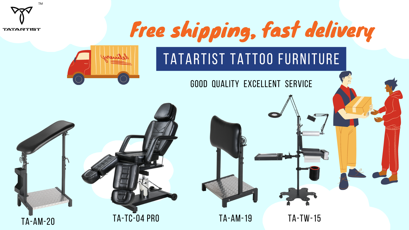 TatArtist Promises Free Shipping From 1 Piece