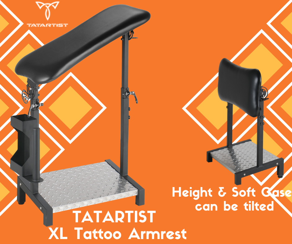 TATARTIST XL Tattoo Armrest-Huge Range In Stock