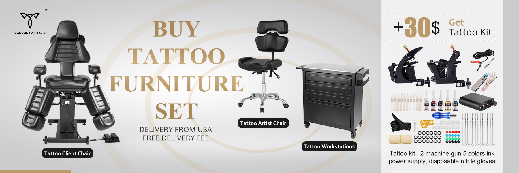 TatArtrist Chair suitable for worldwide tattoo studios