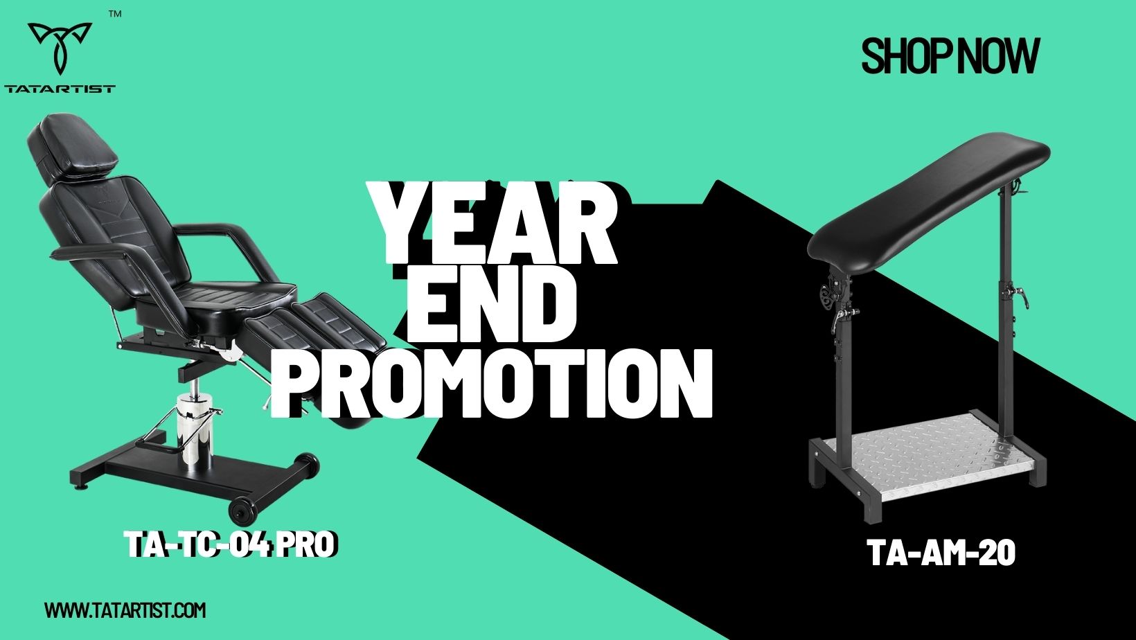 TATARTIST Tattoo furniture year-end promotion notice