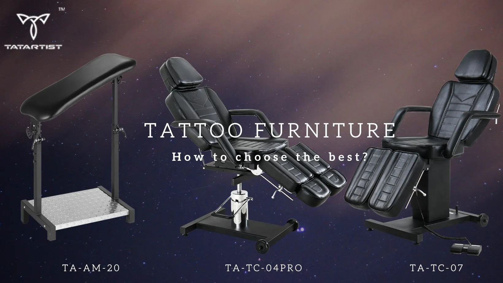 How do tattoo artists choose tattoo furniture?