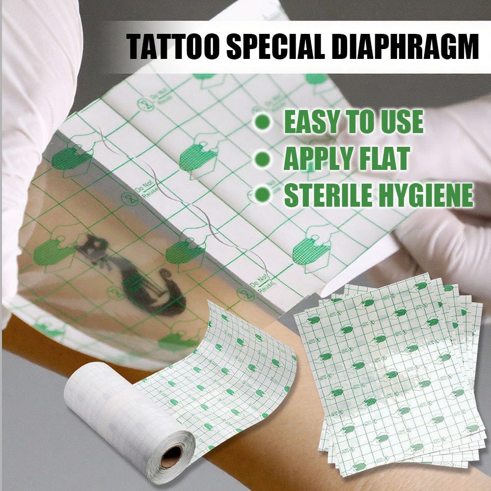 Transparent Tattoo Aftercare Protective Film – 50 Sheets