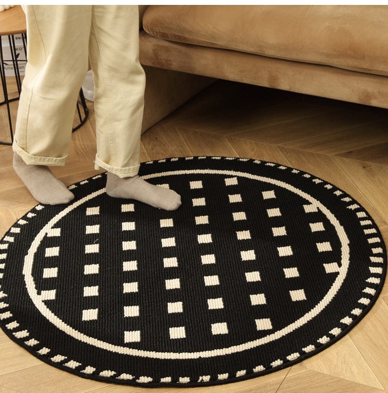 Round Tattoo Studio Rug