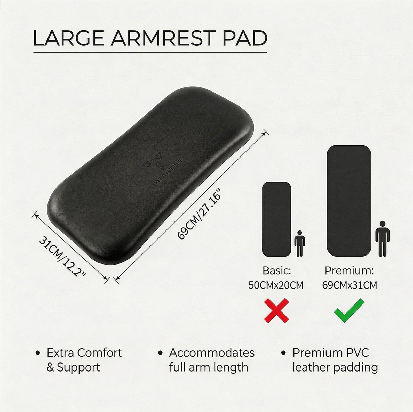 【CA】XL Tattoo Armrest TA-AM-21 Air Rod Adjustment