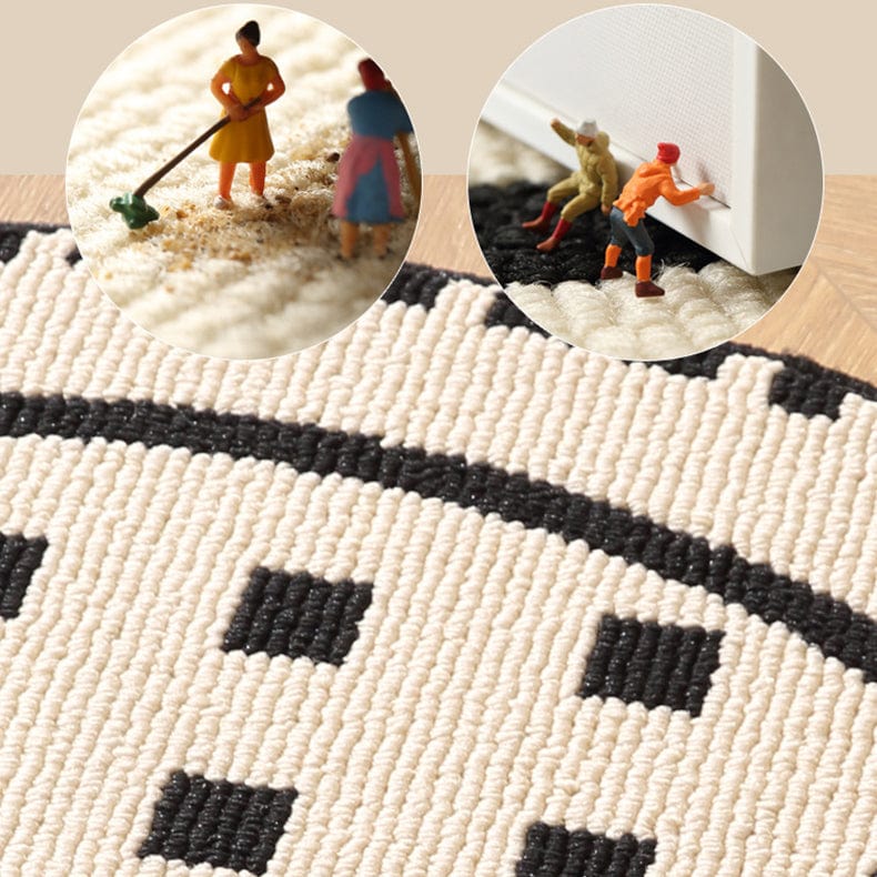 Round Tattoo Studio Rug