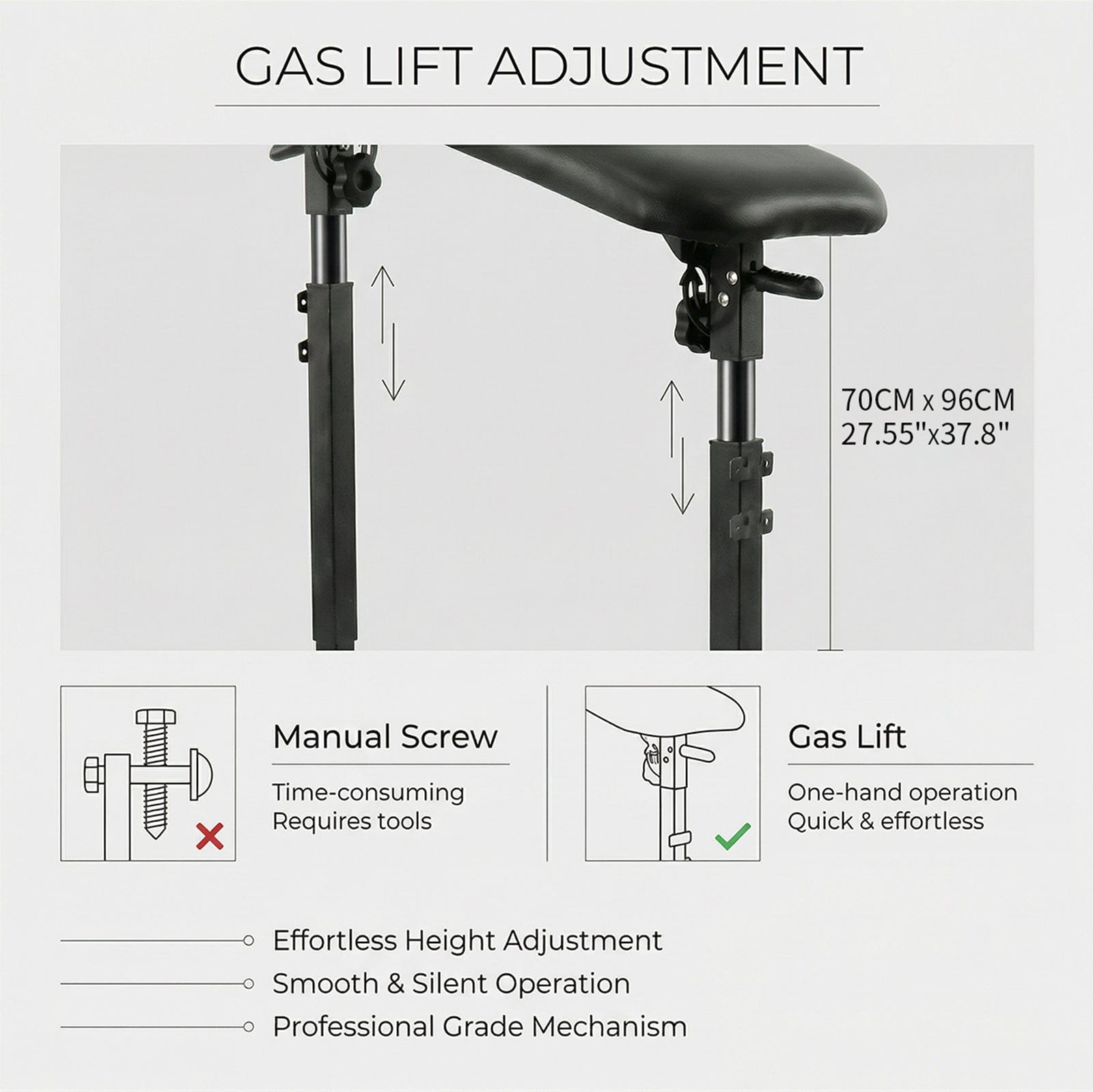 【CA】XL Tattoo Armrest TA-AM-21 Air Rod Adjustment