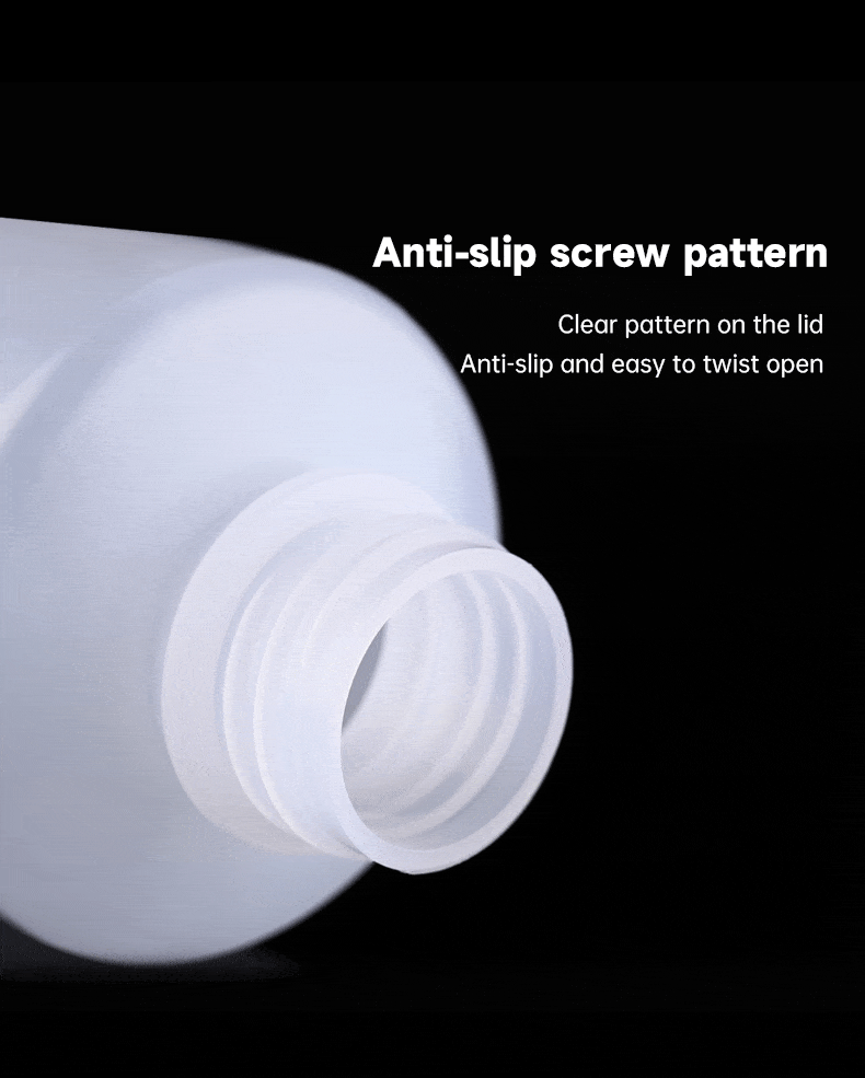 500ML Long Nozzle Tattoo Rinse Bottle 10 pcs – PE Material with Scale Markings