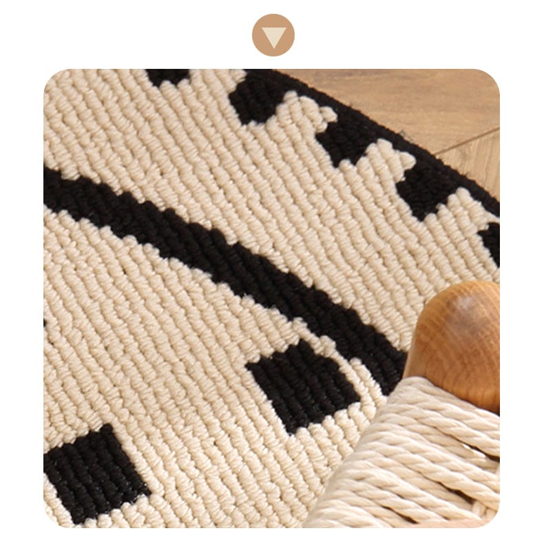 Round Tattoo Studio Rug