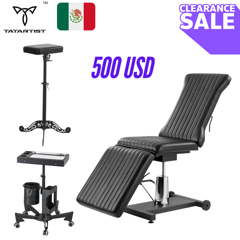 【Mexico】Clearance sale TA-TC-12 hydraulic tattoo bed combo