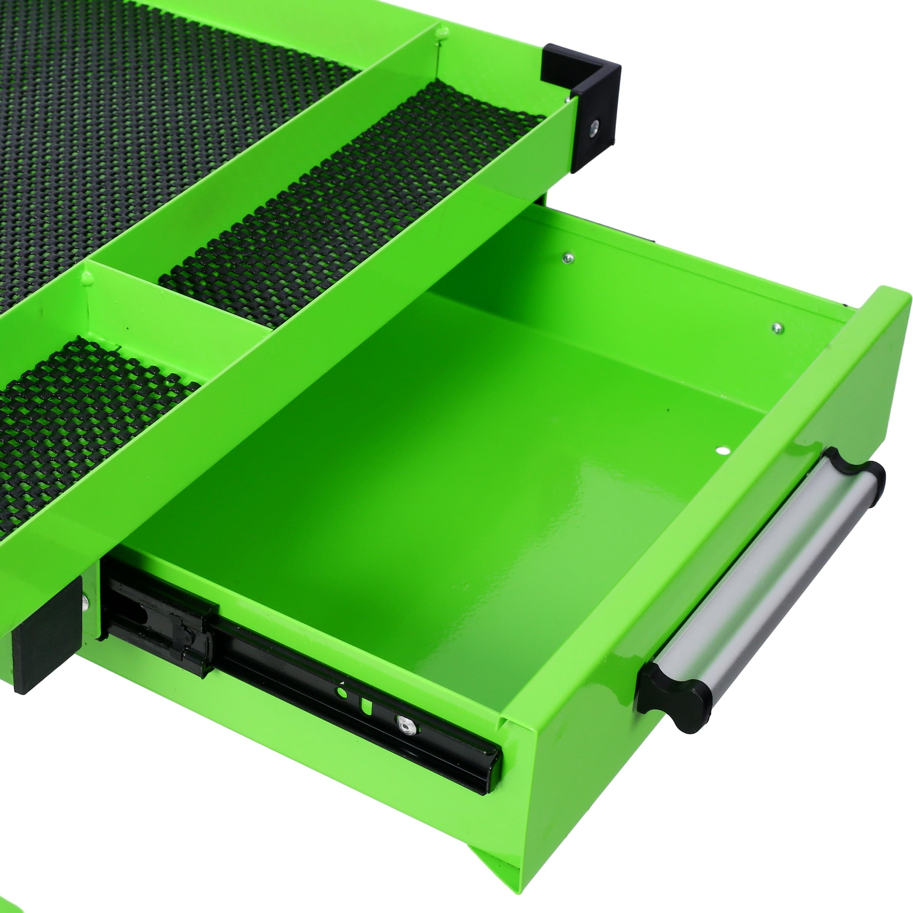 【USA】Rolling Tattoo Tray with Drawer for Artists Green