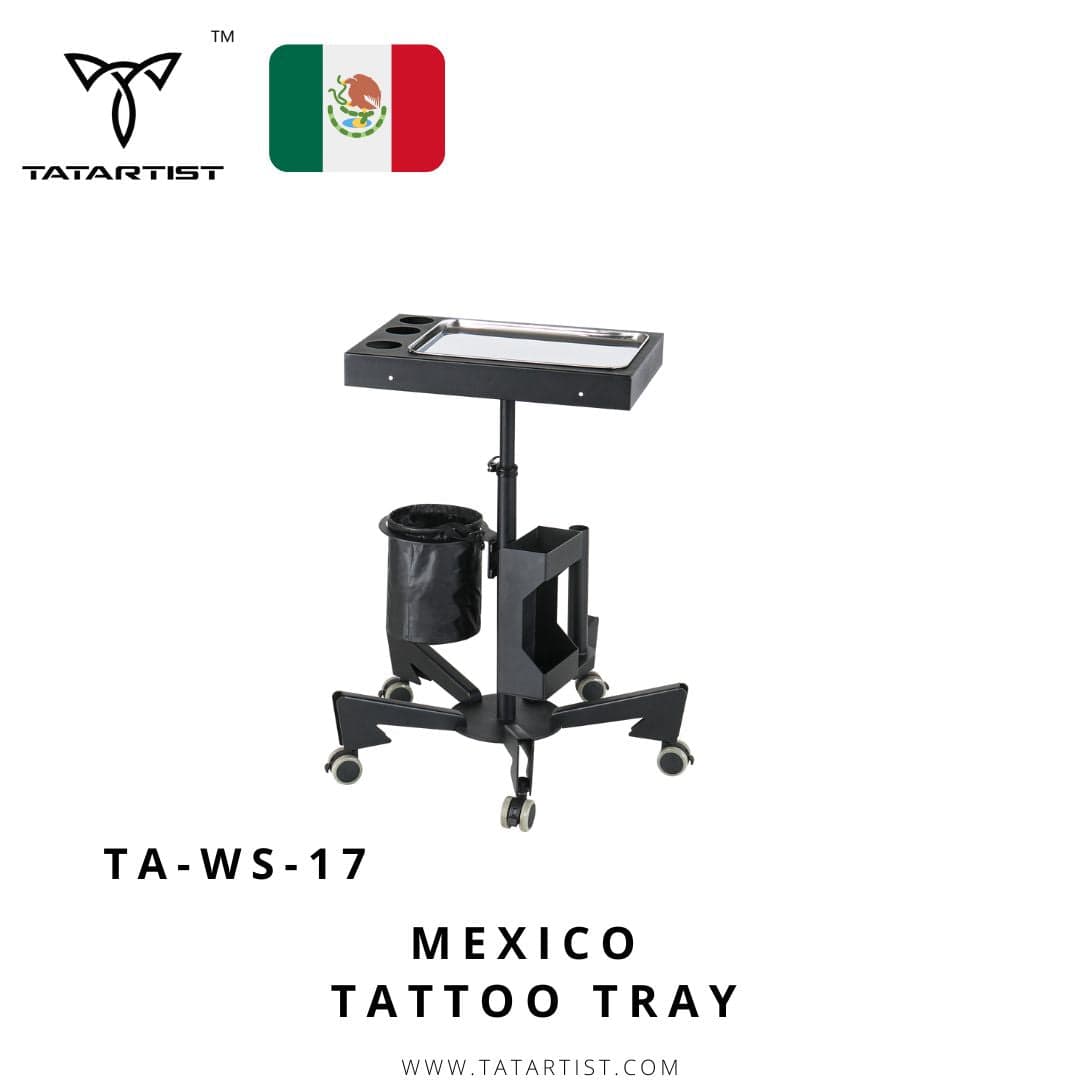 【México】Soporte de bandeja para estación de trabajo móvil para tatuajes TA-WS-17