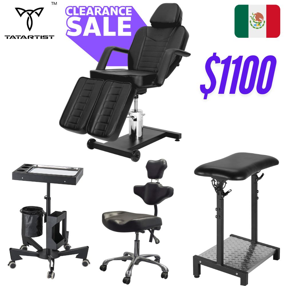 【EE.UU.】Combo de silla de cliente, carrito y silla maestra eléctrica TATARTIST