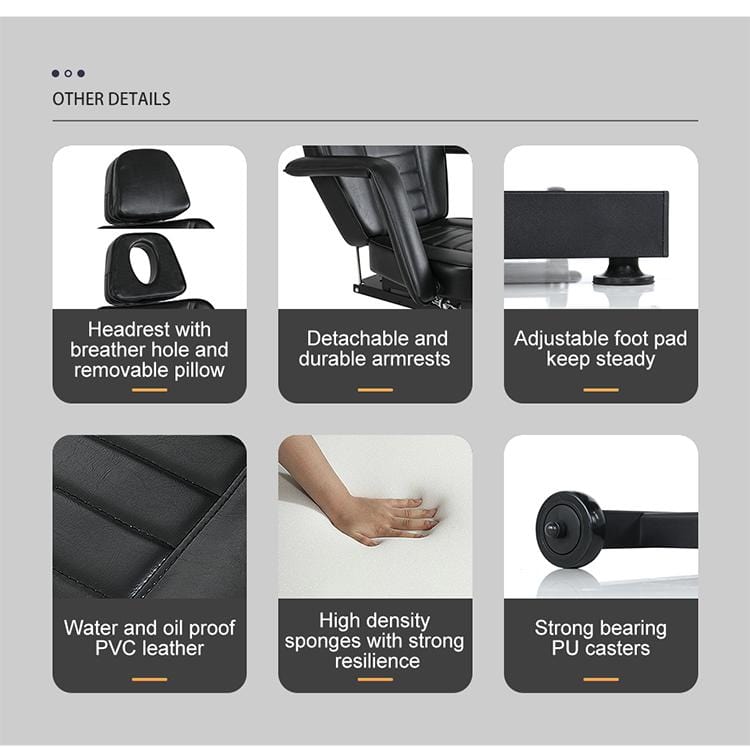 【Mexico】Tattoo Studio Classic Hydraulic Client Chair TA-TC-04 Pro