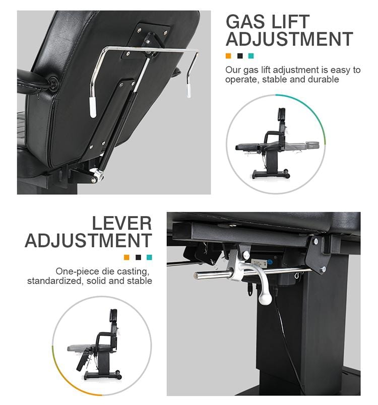 【México】Silla para cliente de tatuaje eléctrica con elevación vertical TOP TA-TC-07