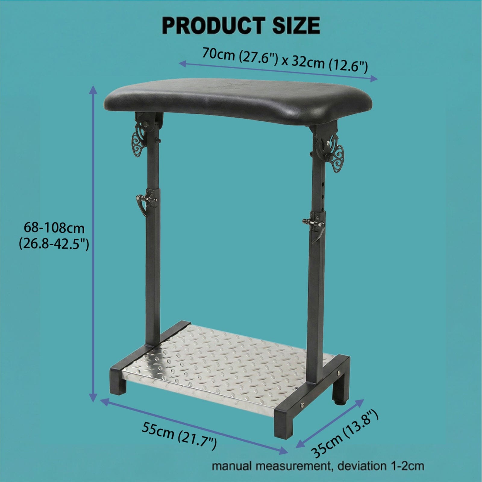 【USA】Heavy Duty Tattoo Hand Rest, Adjustable Holder For Tattoo Studio TA-AM-20