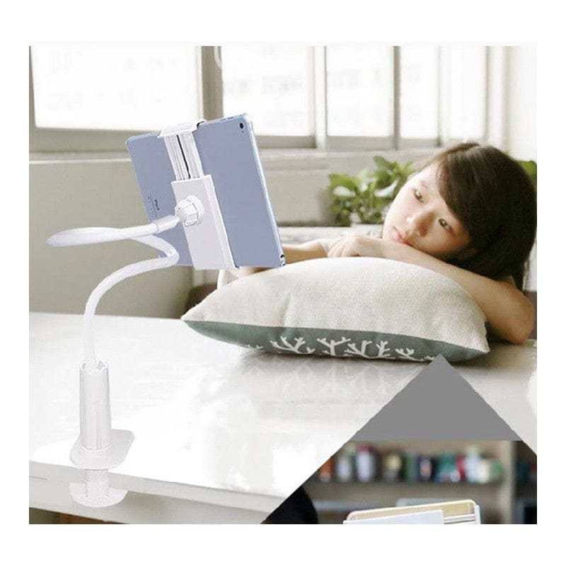 Hands-Free Mobile Stand for Tattoo Studios – Spiral Base, 360° Adjustable Arm