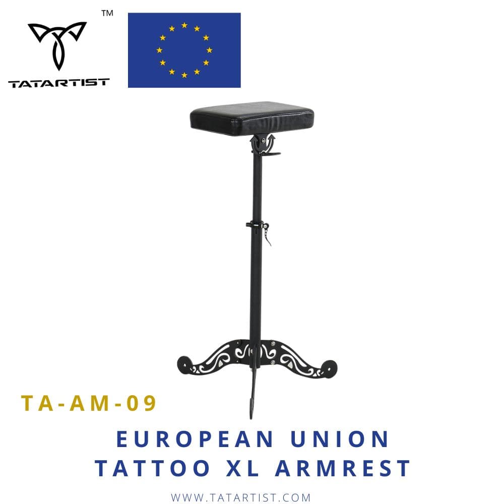 【EU】TATARTIST Soporte para pierna con reposabrazos para tatuaje TA-AM-09
