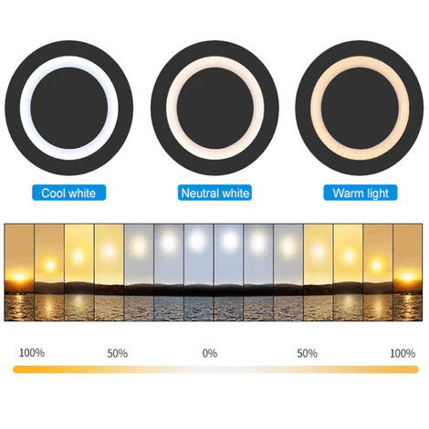 【CA】Tattoo Studio Floor LED Light, 18" High-CRI (RA>90)