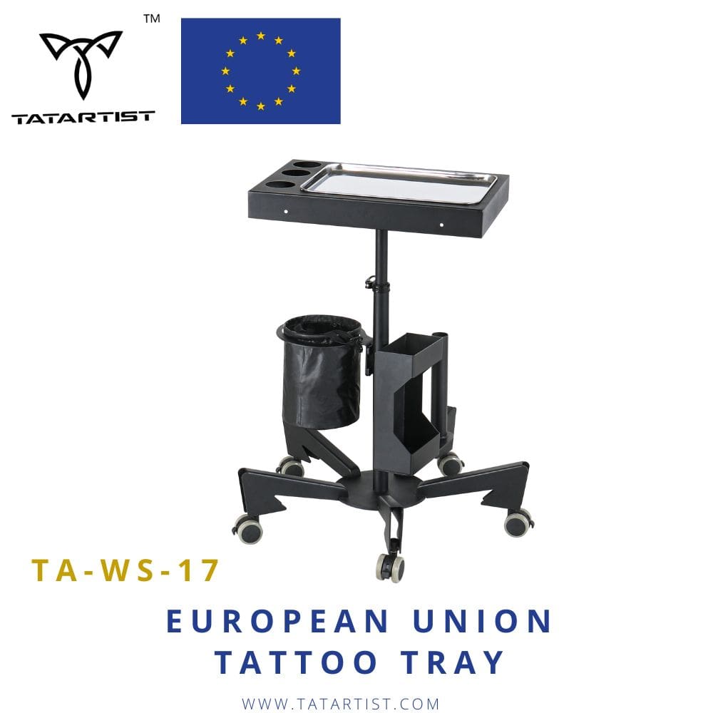 【UE】Bandeja de acero para perforación de tatuajes TA-WS-17