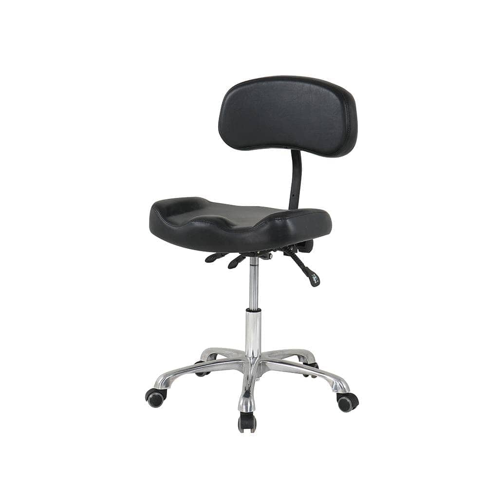 【CA】Adjustable Hydraulic Tattoo Artist Stool With Backrest TA-AC-05