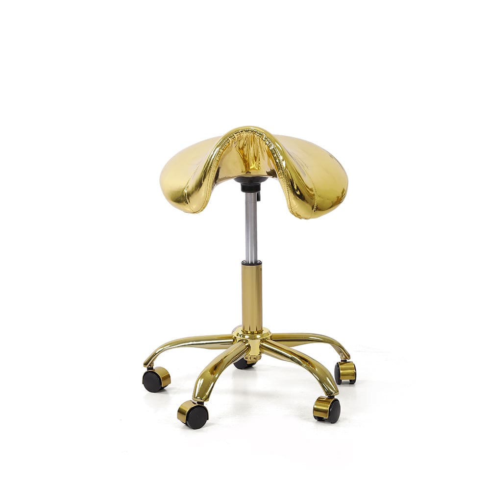 【USA】Golden Saddle Seat Tattoo Artist Chair