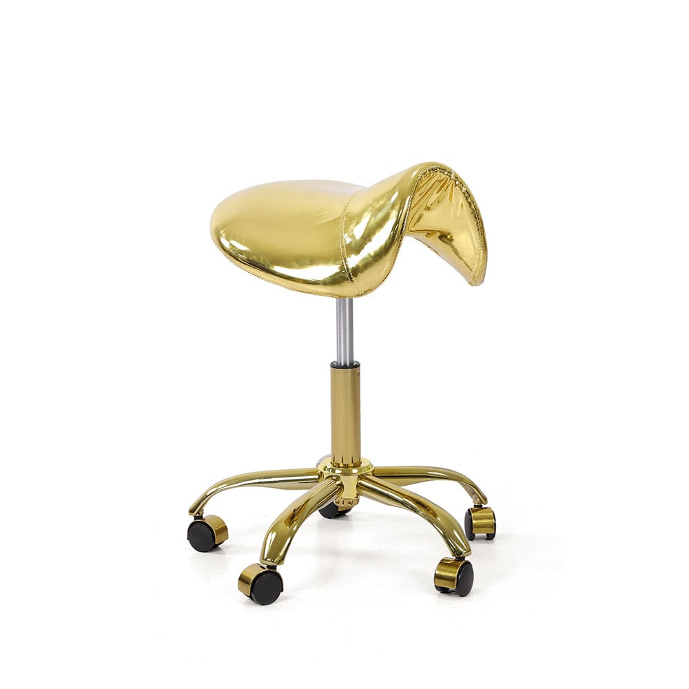 【USA】Golden Saddle Seat Tattoo Artist Chair