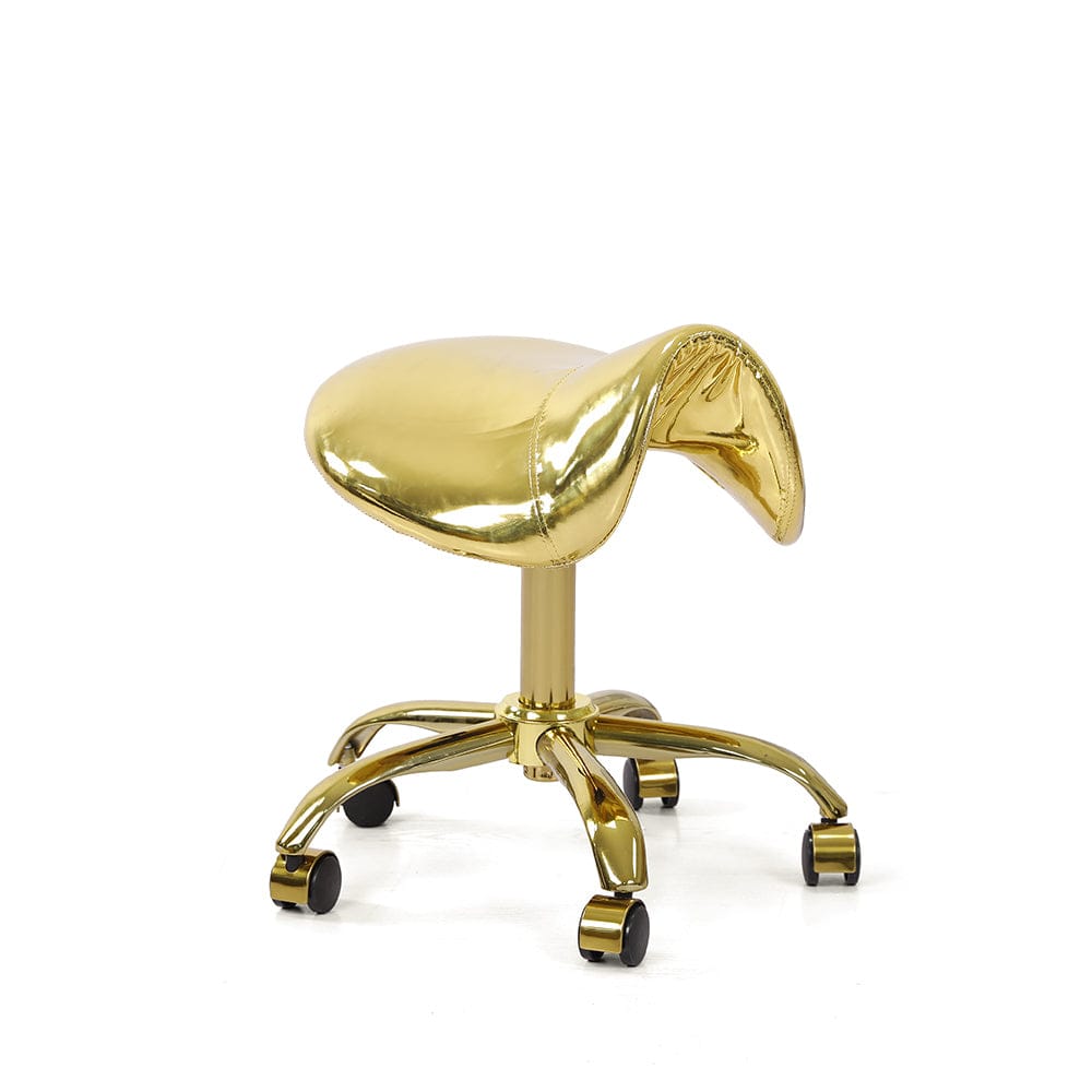 【USA】Golden Saddle Seat Tattoo Artist Chair
